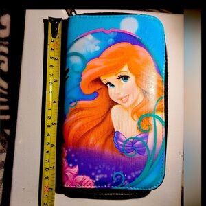 Disney Wallet The Little Mermaid Ariel and Ursula Portraits